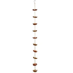 Lotus Metal Rain Chain (72