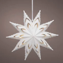 22" Micro LED Hanging Paper Star