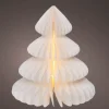 11" Micro LED Paper Tree - White