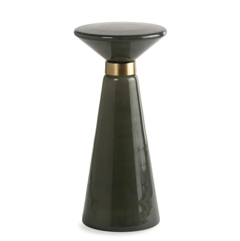 Milky Glass Drink Table