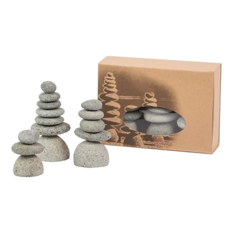 Mini Rock Cairns, Set of 3