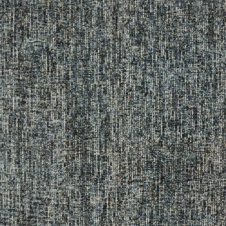Mosaic Hand-Tufted Wool Rug, 8' x 10' - Denim/Charcoal