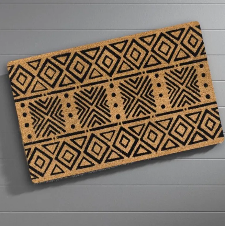 Natura Abstract Coir Doormat