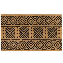 Natura Abstract Coir Doormat