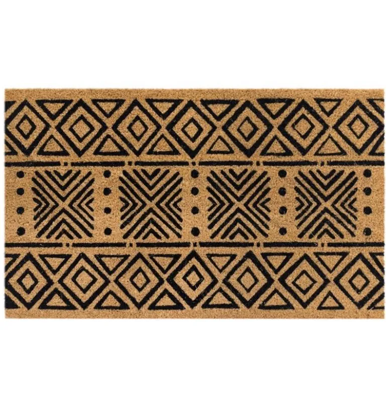 Natura Abstract Coir Doormat