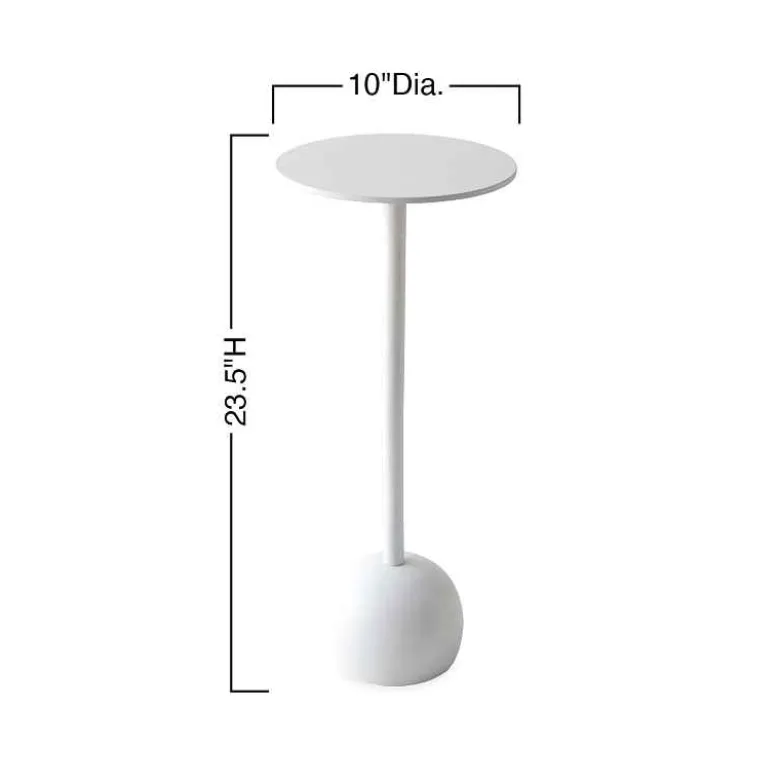Outdoor Martini Table - White