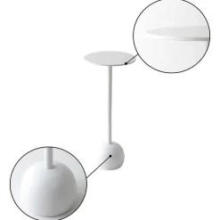 Outdoor Martini Table - White