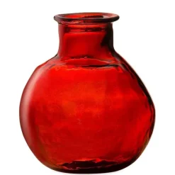 Oval Recycled Glass Balloon Vase, 12