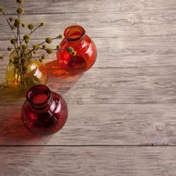Oval Recycled Glass Balloon Vase, 12