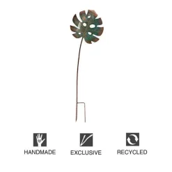 Patina Botanical Garden Stake - Monstera