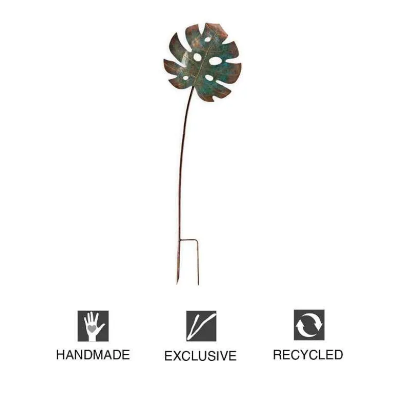 Patina Botanical Garden Stake - Monstera