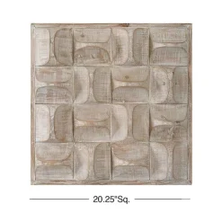 Pickford Textural Wood Wall Decor - Natural