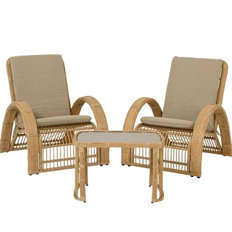 3 Piece Bali Outdoor Wicker Set
