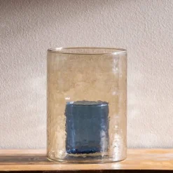 Recycled Double Glass Hurricane, Short