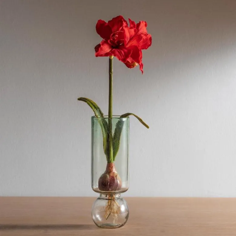 Recycled Glass Bulb Vase