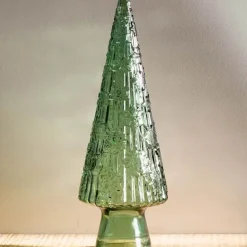 Recycled Green Glass Holiday Tree, Large