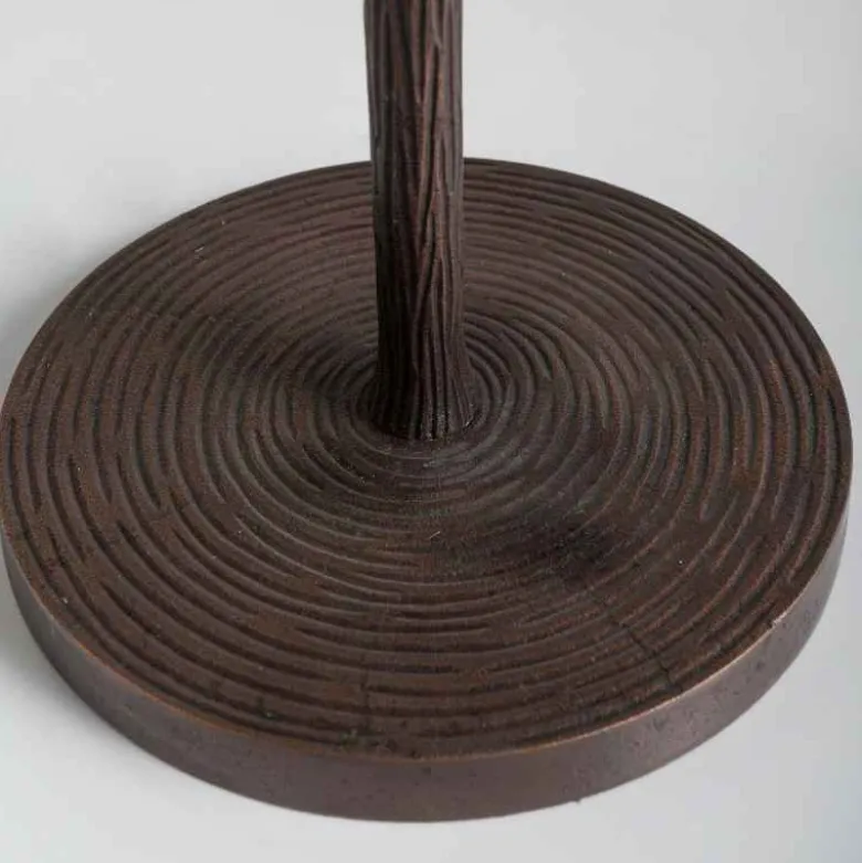 Recycled Metal Branch Side Table - Bronze
