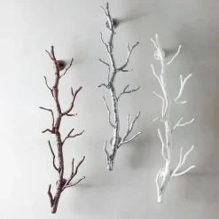 Recycled Metal Branch Wall Rack, 3' - Bronze