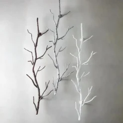 Recycled Metal Branch Wall Rack, 5' - Bronze