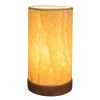 Recycled Paper Mini Lamp on Mango Wood Base - Waves