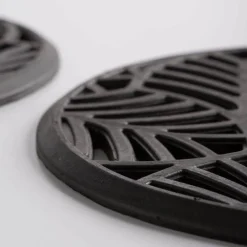 Recycled Rubber Garden Stepping Mats, Set of 3 - Floral