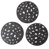 Recycled Rubber Garden Stepping Mats, Set of 3 - Pebble