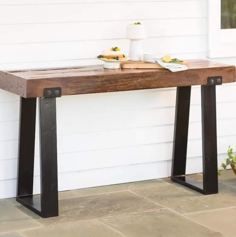 Richland Indoor/Outdoor Reclaimed Wood Console Table
