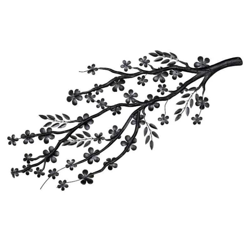 Sakura Flower Branch Metal Wall Art