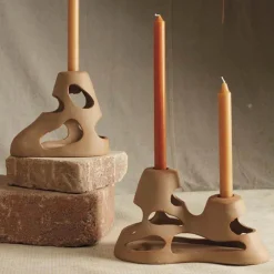 Sandbar Candleholder, Double Holder