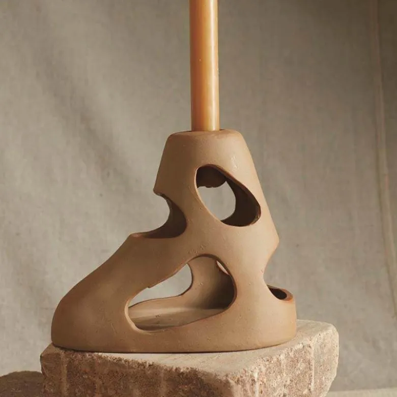 Sandbar Candleholder, Single Holder