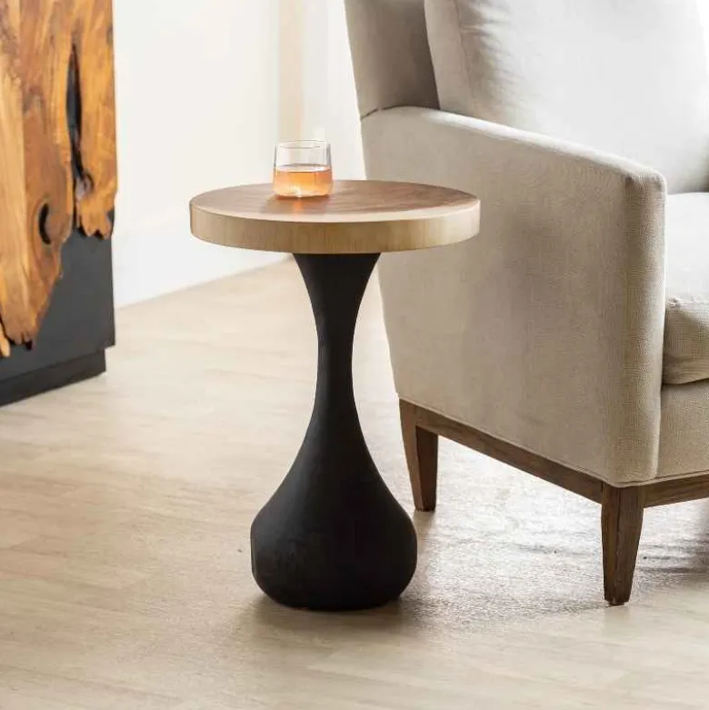 Serang Suar Wood Side Table