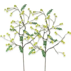 Set of 2 Faux Yellow Wildflowers