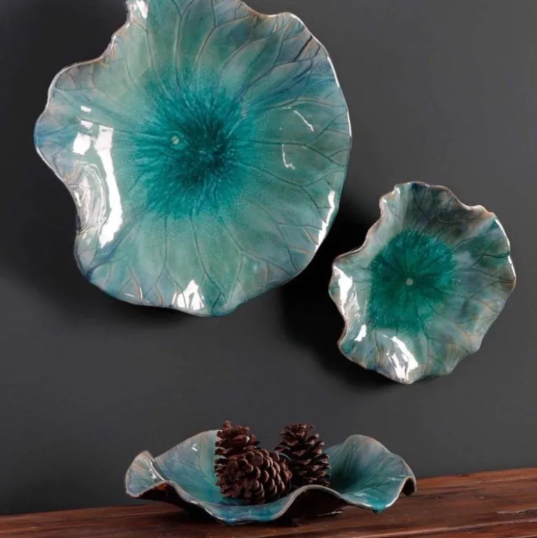 Set of Three Ceramic Blooms