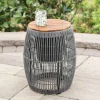 Seville Acacia Side Table