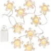 Snowflake LED Lighted Paper Garland