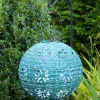 Soji Stella Boho Globe Solar Lantern - Emerald