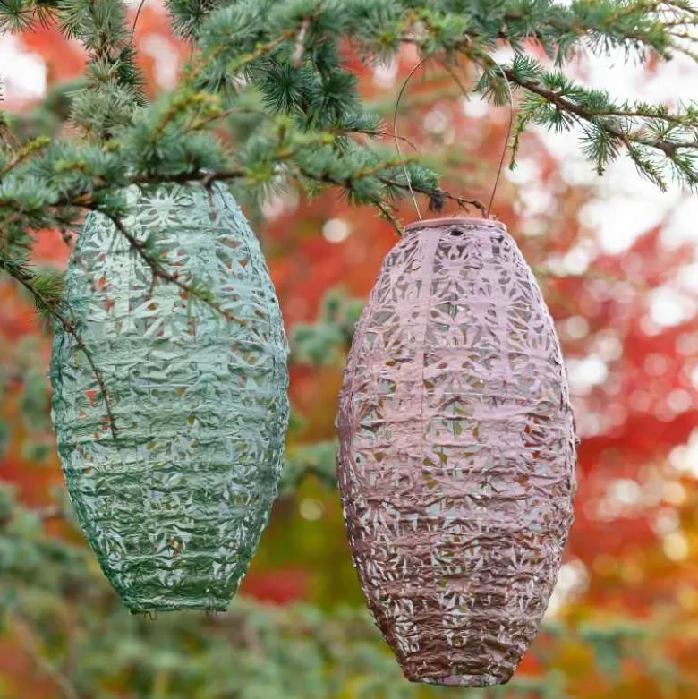 Soji Stella Wildflower Solar Lantern - Sage