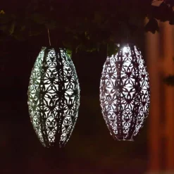 Soji Stella Wildflower Solar Lantern - Sage