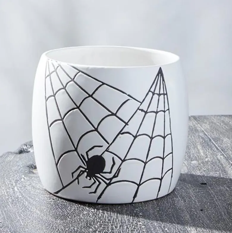 Spiderweb Ceramic Pot, Large