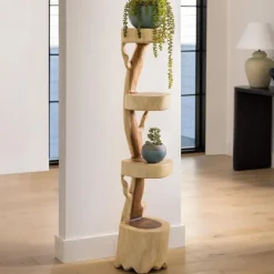 Suar Wood Display Stand