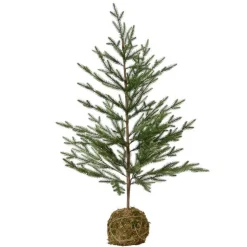 Tabletop Tree with Weighted Moss Ball Base, 39