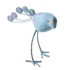 Terracotta Bird Figurine - Blue