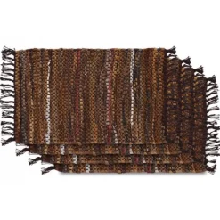 Tucson Recycled Leather Placemats, Set of 4