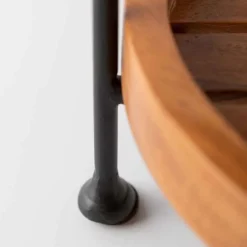 Two-Tiered Acacia Wood Server