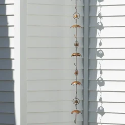 Umbrella and Bell Rain Chain