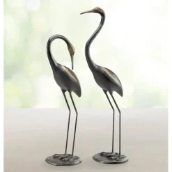 Watchful Waders Garden Cranes, Set of 2