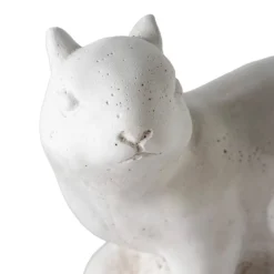 White Cement Squirrels, Set of 2