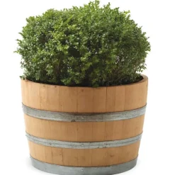 Wine Barrel Planter