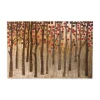 Woven Water Hyacinth Shimmering Forest Wall Decor