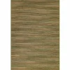 5' x 8' Indoor/Outdoor Green Stripes Rug